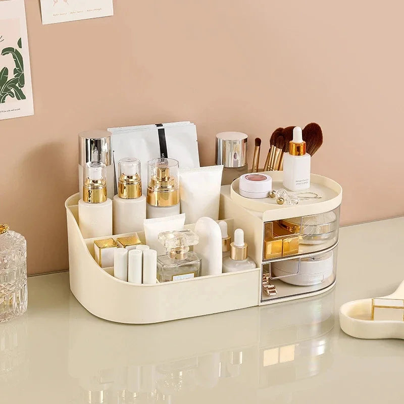 Makeup and Jewelry Organizer With Mirror