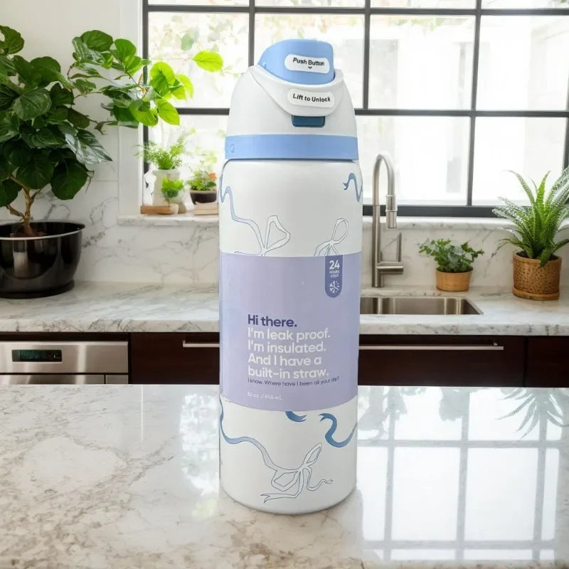 304 Stainless Steel 32oz Vacuum Insulated Sports Water Bottle