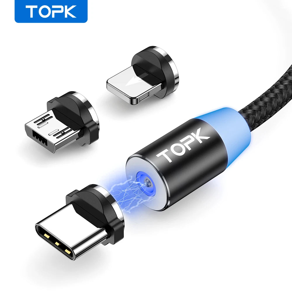 Magnetic Charging Cable 3 IN 1USB C Cable