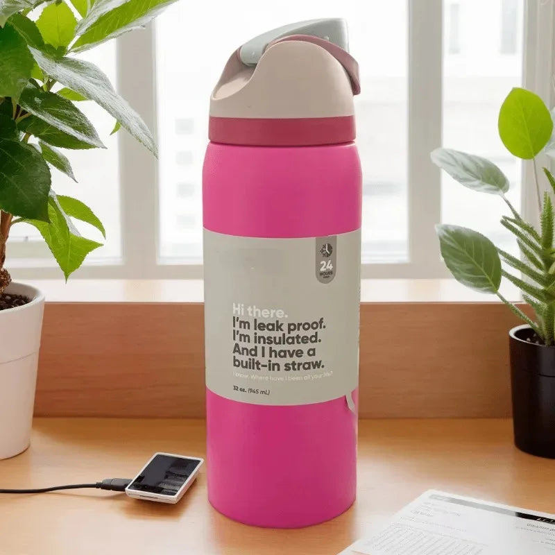 304 Stainless Steel 32oz Vacuum Insulated Sports Water Bottle