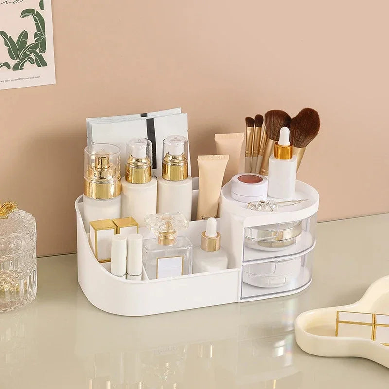 Makeup and Jewelry Organizer With Mirror