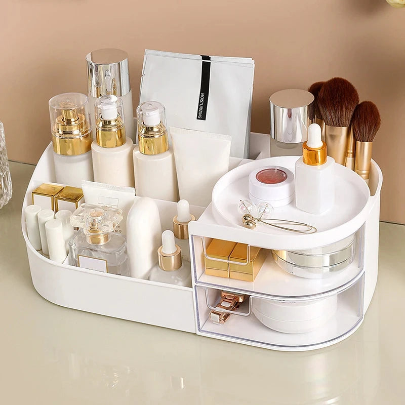 Makeup and Jewelry Organizer With Mirror