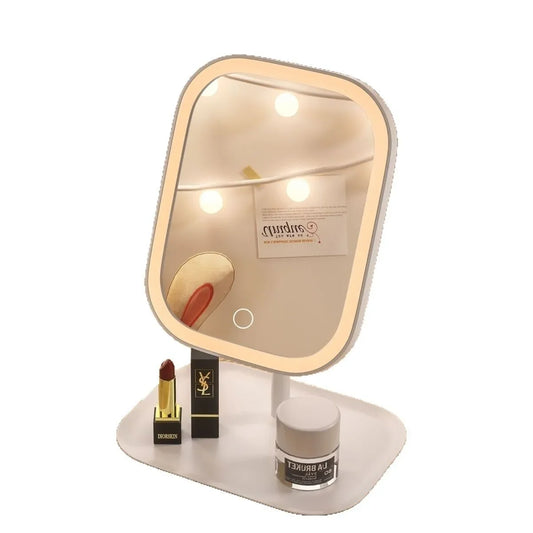 LED Touch Control Makeup Mirror 3 Colors Dimmable Lights
